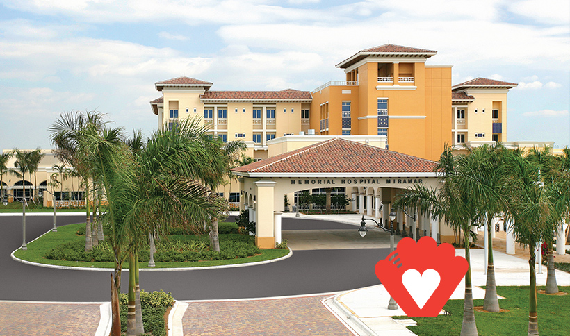 Memorial Hospital Miramar Building  with JDCH Glove