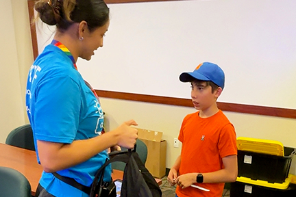 Attendee at 2025 summer 'Camp All-Stars'