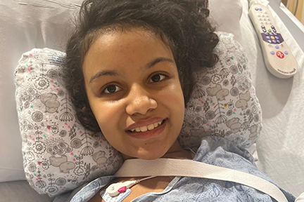 Jestina recovering in hospital