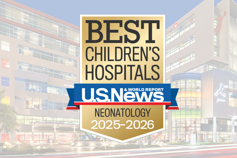 Joe DiMaggio Children’s Hospital has been named a U.S. News & World Report 2025-26 Best Children’s Hospital for Neonatology